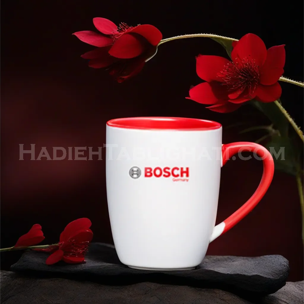 ماگ سرامیک دسته و داخل رنگی